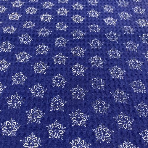 Kékfestő konyharuha varázsszemes mintával