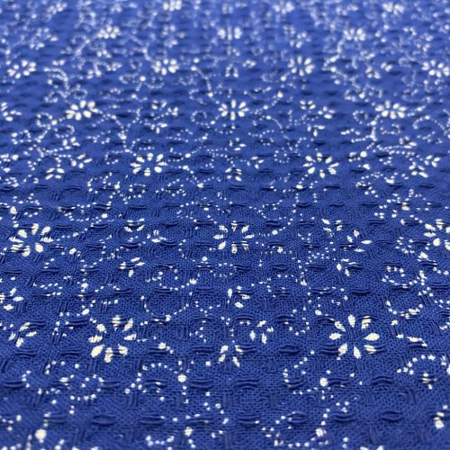 Kékfestő konyharuha ágas mintával